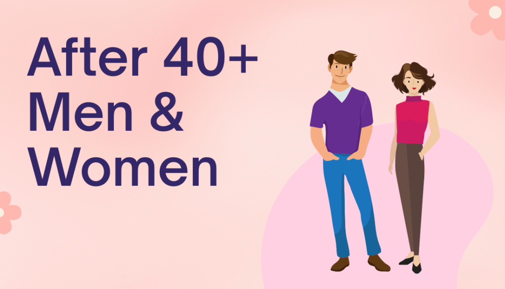 After 40+ in Men & Women