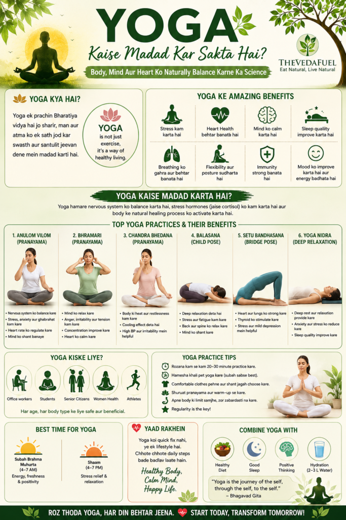 Yoga Aur Naturopathy Se Heart Rate Ko Naturally Kaise Balance Karein